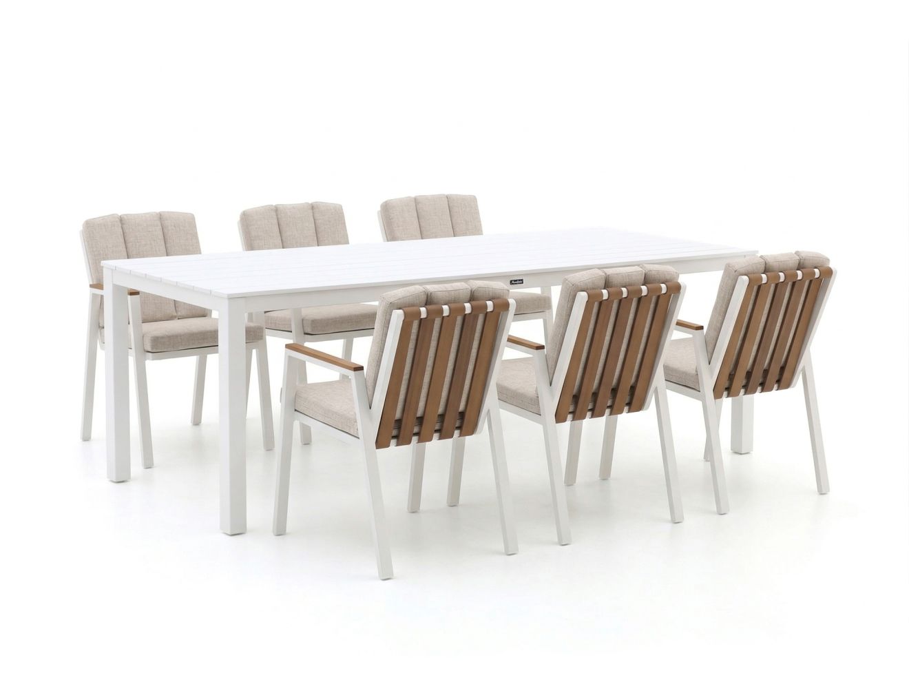 + 15 % Kassenrabatt | Bellagio Bertinoro/Menzano 220 cm Gartenmöbel-Set 7-teilig stapelbar