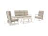 + 10 % Kassenrabatt | Bellagio Bondeno Sessel-Sofa Lounge-Set 4-teilig