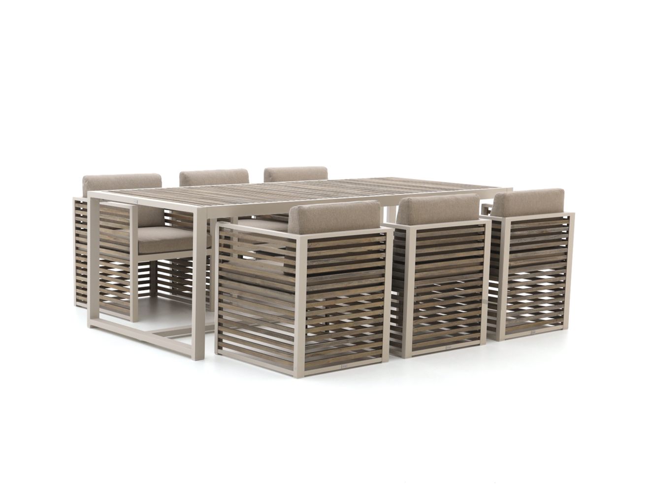 + 10 % Kassenrabatt | Bellagio Cadora 240 cm Gartenmöbel-Set 7-teilig