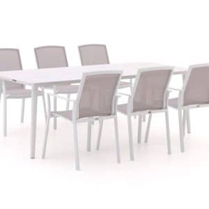 + 15 % Kassenrabatt | Bellagio Dranera/Sora 220 cm Gartenmöbel-Set 7-teilig stapelbar