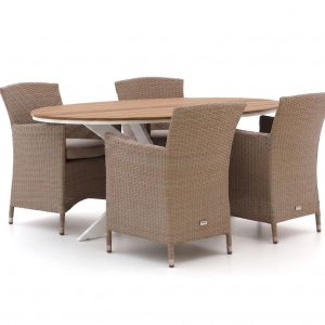 Forza Cecita/Fidenza oval 180 cm Gartenmöbel-Set 5-teilig