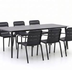 + 15 % Kassenrabatt | Forza Narni/Sora 220 cm Gartenmöbel-Set 7-teilig stapelbar