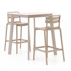 Forza Vico/Savio 90 cm Gartenbar-Set 3-teilig