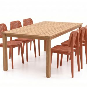 Forza Xitta/Liverpool 210 cm Gartenmöbel-Set 7-teilig