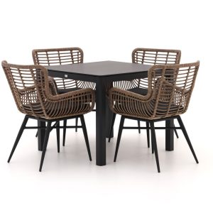 Intenso Asti/La Fonte 90 cm Gartenmöbel-Set 5-teilig