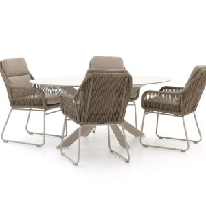 Intenso Isorella/Furato Ellips 200 cm Gartenmöbel-Set 5-teilig