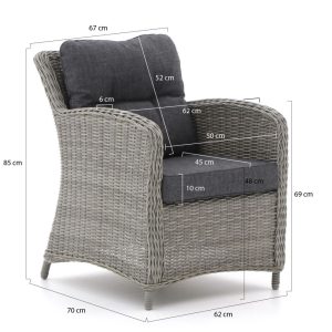 Intenso Leone/Milano Balkonmöbel-Set Lounge 3-teilig