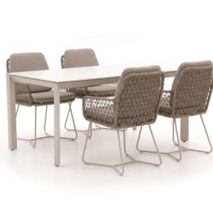 Intenso Trasimeno/Sestino 160 cm Gartenmöbel-Set 5-teilig