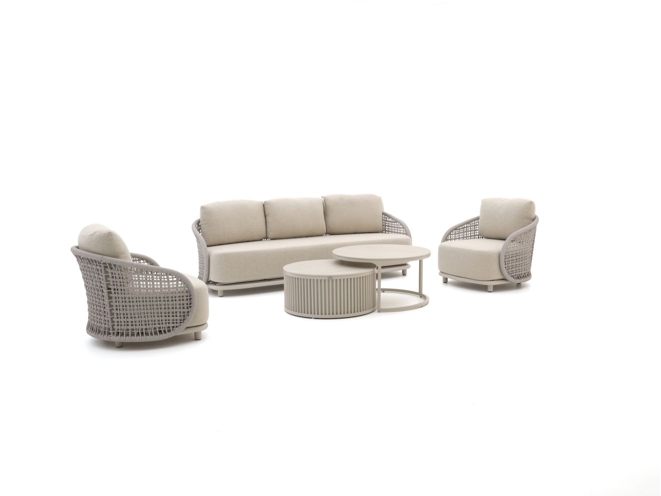 + 15 % Kassenrabatt | Manifesto Cavarzere/Oriago Sessel-Sofa Lounge-Set 5-teilig