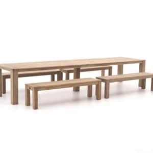 + 10 % Kassenrabatt | ROUGH-X 400 cm Picknick Sitzgruppe 5-teilig