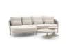 + 10 % Kassenrabatt | SUNS Feroli/Nova Chaiselongue Lounge-Set 4-teilig rechts