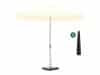 + 10 % Kassenrabatt | Shadowline Aruba Sonnenschirm 250x250 cm