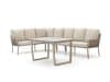 + 10 % Kassenrabatt | Tierra Outdoor Liv Dining Lounge-Set 3-teilig