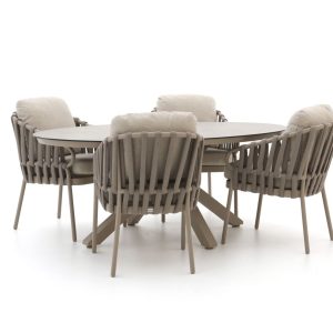 Tierra Outdoor Nuri/Oblong 200 cm Gartenmöbel-Set 5-teilig