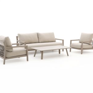 Tierra Outdoor Oasis Sessel-Sofa Lounge-Set 4-teilig