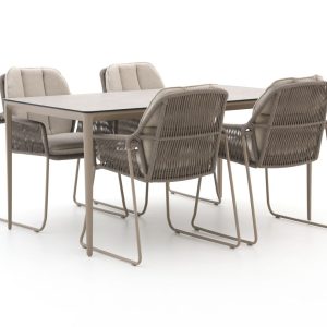 Tierra Outdoor Rivera/Elegante 160 cm Gartenmöbel-Set 5-teilig