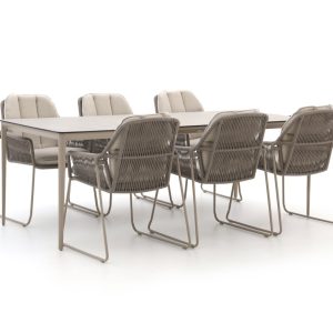 Tierra Outdoor Rivera/Elegante 219 cm Gartenmöbel-Set 7-teilig