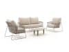 + 10 % Kassenrabatt | Tierra Outdoor Rivera/Moretti Sessel-Sofa Lounge-Set 4-teilig