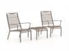 + 10 % Kassenrabatt | Apple Bee Hawaii Lounge Balkonmöbel-Set 3-teilig stapelbar