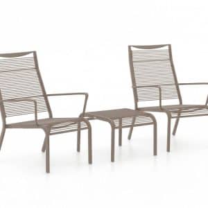 + 10 % Kassenrabatt | Apple Bee Hawaii Lounge Balkonmöbel-Set 3-teilig stapelbar