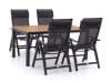 + 10 % Kassenrabatt | Bellagio Avenza/Fidenza 160 cm Gartenmöbel-Set 5-teilig verstellbar