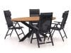 + 10 % Kassenrabatt | Bellagio Avenza/Fidenza 180 cm Gartenmöbel-Set 5-teilig verstellbar