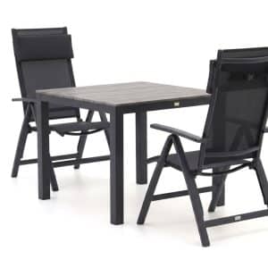 + 10 % Kassenrabatt | Bellagio Avenza/Fidenza 90 cm Gartenmöbel-Set 3-teilig verstellbar