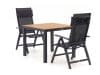+ 10 % Kassenrabatt | Bellagio Avenza/Fidenza 90 cm Gartenmöbel-Set 3-teilig verstellbar