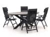 + 10 % Kassenrabatt | Bellagio Avenza/Fidenza oval 180 cm Gartenmöbel-Set 5-teilig verstellbar