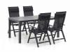 + 10 % Kassenrabatt | Bellagio Avenza/Menzano 160 cm Gartenmöbel-Set 5-teilig verstellbar