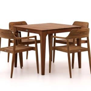+ 10 % Kassenrabatt | Bellagio Balba/Bruca 90 cm Gartenmöbel-Set 5-teilig stapelbar