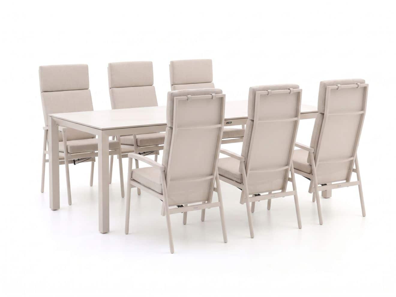 + 15 % Kassenrabatt | Bellagio Bondeno/Sestino 220 cm Gartenmöbel-Set 7-teilig verstellbar