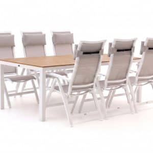 + 10 % Kassenrabatt | Bellagio Lugo/Fidenza 220 cm Gartenmöbel-Set 7-teilig verstellbar