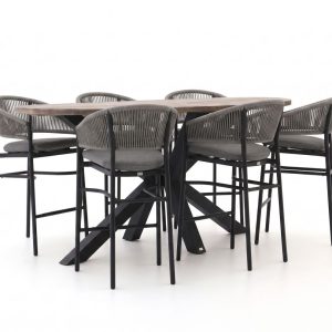 + 10 % Kassenrabatt | Bellagio Panaro/ROUGH-Y Ellips 240 cm Gartenbar-Set 7-teilig
