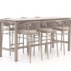 + 10 % Kassenrabatt | Bellagio Panaro/Trecenta 225 cm Gartenbar-Set 7-teilig