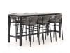 + 10 % Kassenrabatt | Bellagio Panaro/Trecenta 225 cm Gartenbar-Set 7-teilig