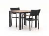 + 10 % Kassenrabatt | Bellagio Roma/Fidenza 90 cm Gartenmöbel-Set 3-teilig stapelbar