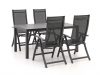 + 10 % Kassenrabatt | Bellagio Trappeto/Menzano 160 cm Gartenmöbel-Set 5-teilig verstellbar