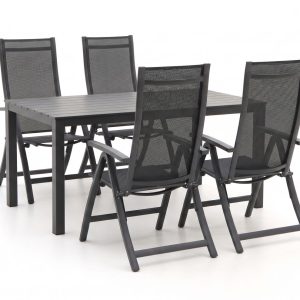 + 10 % Kassenrabatt | Bellagio Trappeto/Menzano 160 cm Gartenmöbel-Set 5-teilig verstellbar