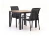 + 10 % Kassenrabatt | Forza Centallo/Fidenza 90 cm Gartenmöbel-Set 3-teilig stapelbar
