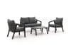 + 10 % Kassenrabatt | Forza Iseo Sessel-Sofa Lounge-Set 4-teilig