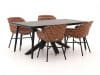+ 10 % Kassenrabatt | Hartman Delphine/Sophie Studio 170 cm Gartenmöbel-Set 5-teilig