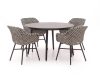 + 10 % Kassenrabatt | Hartman Delphine/Sophie Studio ø 128 cm Gartenmöbel-Set 5-teilig