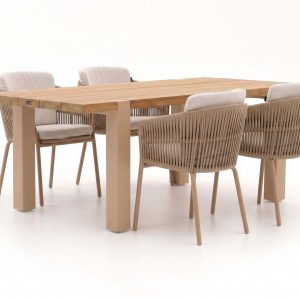 Hartman Sevilla/Almeria 200cm dining tuinset 5-delig