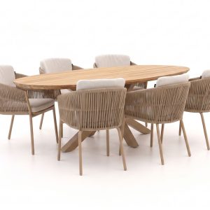Hartman Sevilla/San Sebastian 200cm dining tuinset 7-delig