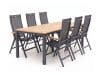 + 10 % Kassenrabatt | Hartman Troy/Linosa 240 cm Gartenmöbel-Set 7-teilig verstellbar
