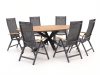 + 10 % Kassenrabatt | Hartman Troy/Stephanie 240 cm Gartenmöbel-Set 7-teilig verstellbar