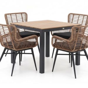 Intenso Asti/Fidenza 90cm dining tuinset 5-delig