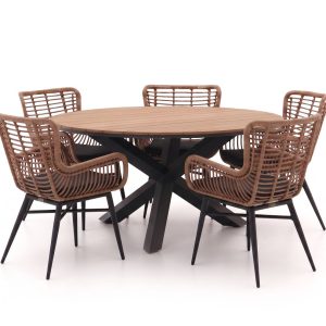 Intenso Asti/Fidenza ø149cm dining tuinset 6-delig