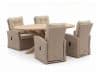+ 10 % Kassenrabatt | Intenso Mazzano/ROUGH-Y Ellips 200 cm Gartenmöbel-Set 5-teilig verstellbar